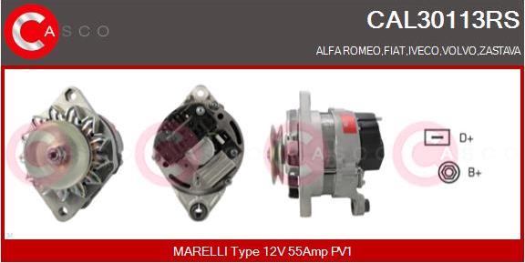 Casco CAL30113RS - Alternatore autozon.pro