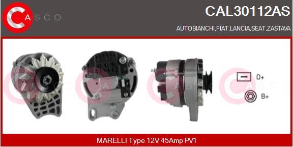 Casco CAL30112AS - Alternatore autozon.pro