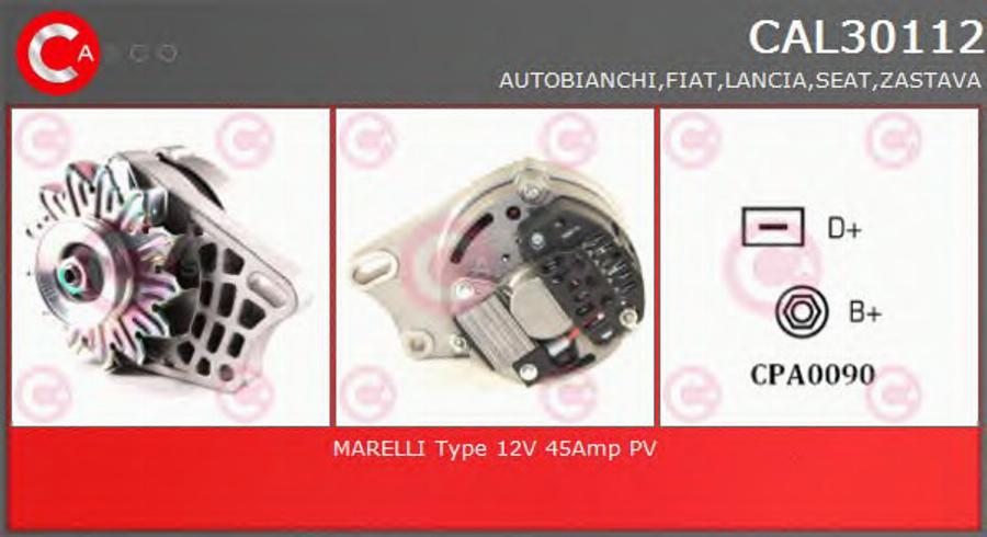 Casco CAL30112 - Alternatore autozon.pro