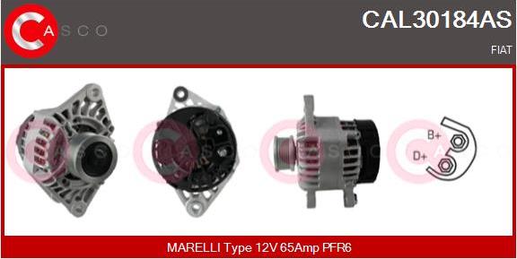 Casco CAL30184AS - Alternatore autozon.pro