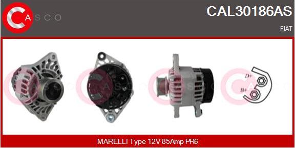 Casco CAL30186AS - Alternatore autozon.pro