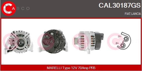 Casco CAL30187GS - Alternatore autozon.pro