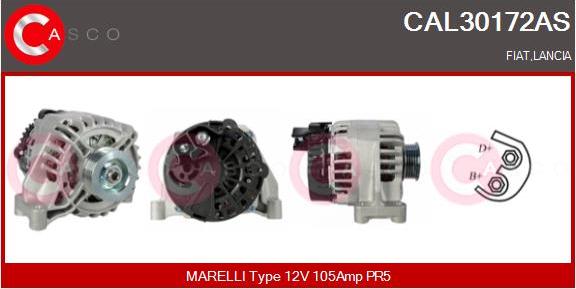 Casco CAL30172AS - Alternatore autozon.pro