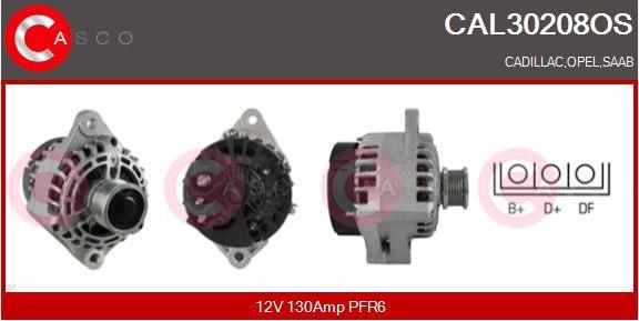 Casco CAL30208OS - Alternatore autozon.pro