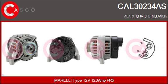 Casco CAL30234AS - Alternatore autozon.pro