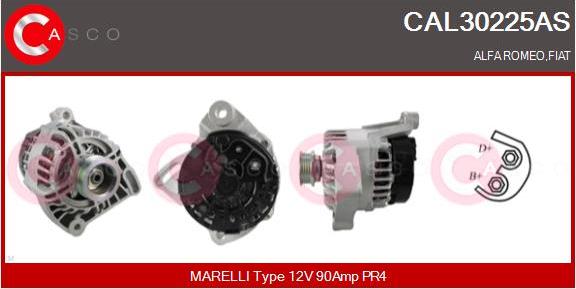 Casco CAL30225AS - Alternatore autozon.pro