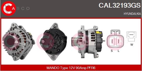 Casco CAL32193GS - Alternatore autozon.pro