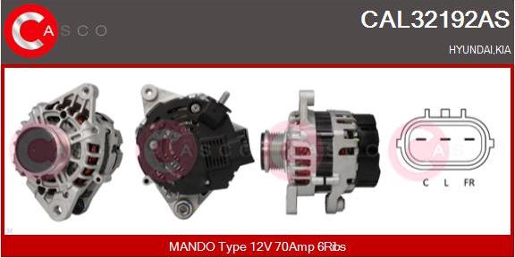 Casco CAL32192AS - Alternatore autozon.pro