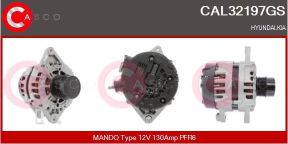 Casco CAL32197GS - Alternatore autozon.pro