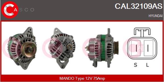 Casco CAL32109AS - Alternatore autozon.pro