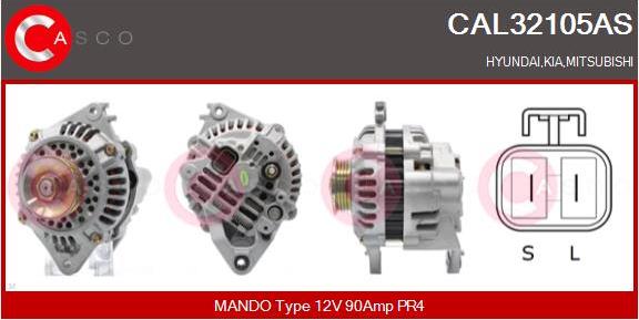 Casco CAL32105AS - Alternatore autozon.pro