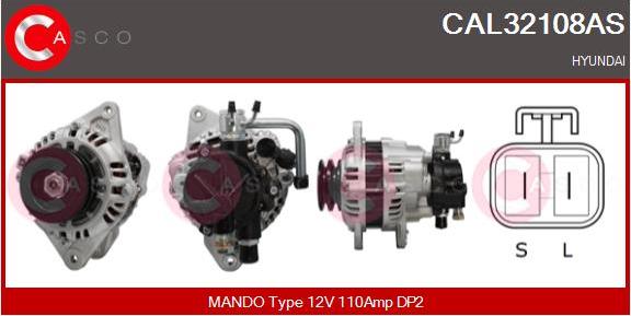 Casco CAL32108AS - Alternatore autozon.pro