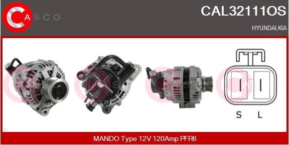 Casco CAL32111OS - Alternatore autozon.pro