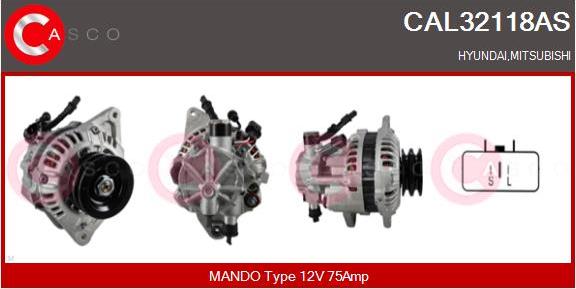 Casco CAL32118AS - Alternatore autozon.pro