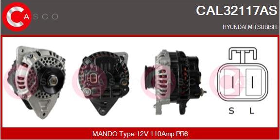 Casco CAL32117AS - Alternatore autozon.pro