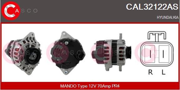 Casco CAL32122AS - Alternatore autozon.pro