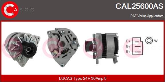 Casco CAL25600AS - Alternatore autozon.pro