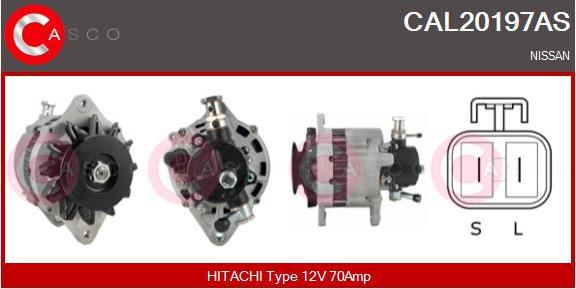 Casco CAL20197AS - Alternatore autozon.pro