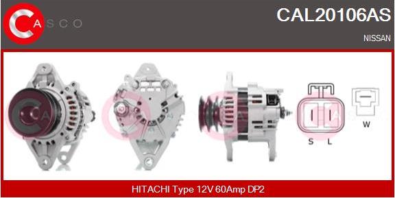 Casco CAL20106AS - Alternatore autozon.pro