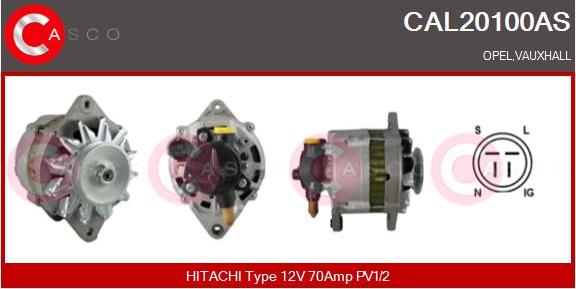 Casco CAL20100AS - Alternatore autozon.pro