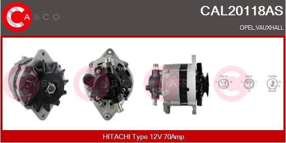 Casco CAL20118AS - Alternatore autozon.pro