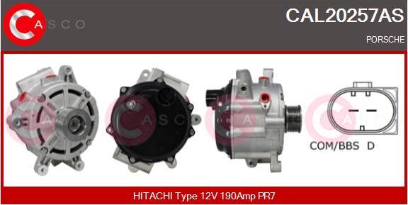 Casco CAL20257AS - Alternatore autozon.pro