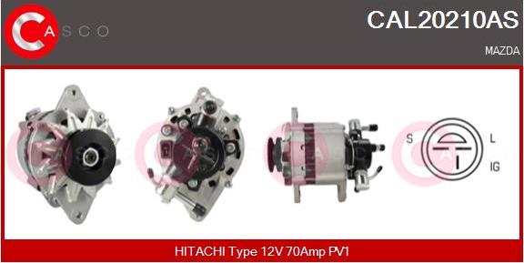 Casco CAL20210AS - Alternatore autozon.pro