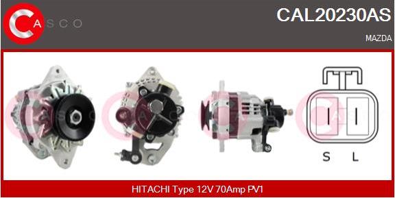 Casco CAL20230AS - Alternatore autozon.pro