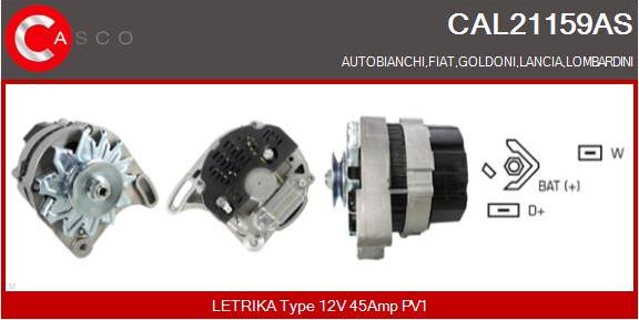 Casco CAL21159AS - Alternatore autozon.pro