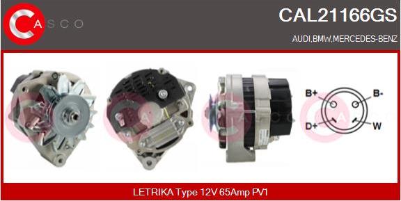 Casco CAL21166GS - Alternatore autozon.pro