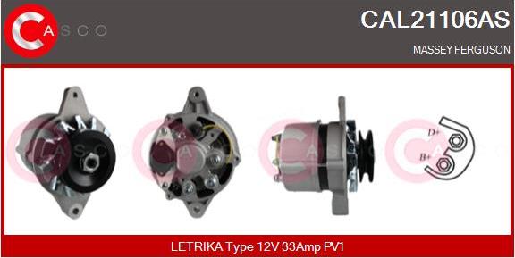 Casco CAL21106AS - Alternatore autozon.pro