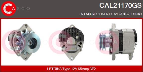 Casco CAL21170GS - Alternatore autozon.pro