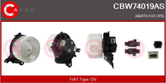 Casco CBW74019AS - Ventilatore abitacolo autozon.pro