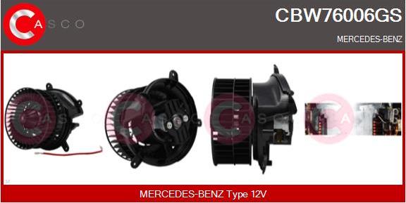 Casco CBW76006GS - Ventilatore abitacolo autozon.pro