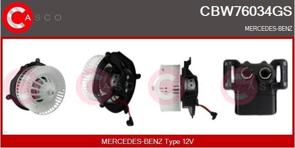 Casco CBW76034GS - Ventilatore abitacolo autozon.pro