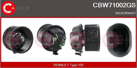 Casco CBW71002GS - Ventilatore abitacolo autozon.pro