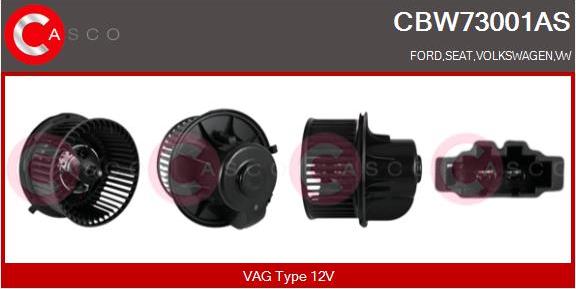 Casco CBW73001AS - Ventilatore abitacolo autozon.pro