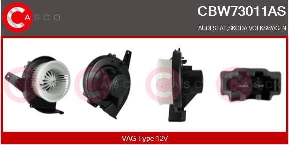 Casco CBW73011AS - Ventilatore abitacolo autozon.pro