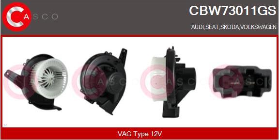 Casco CBW73011GS - Ventilatore abitacolo autozon.pro