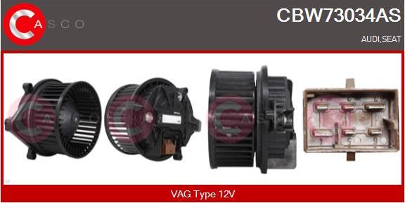 Casco CBW73034AS - Ventilatore abitacolo autozon.pro