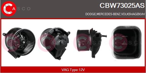 Casco CBW73025AS - Ventilatore abitacolo autozon.pro