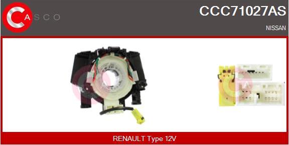 Casco CCC71027AS - Molla spiroelicoidale, Airbag autozon.pro