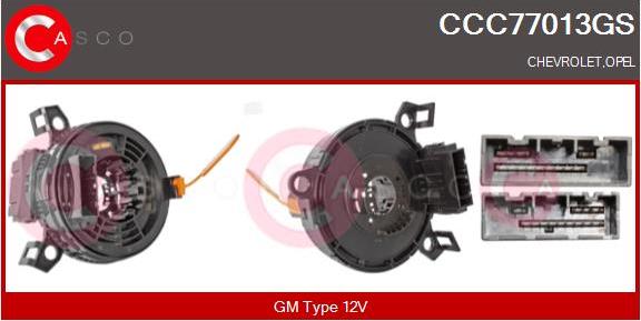 Casco CCC77013GS - Molla spiroelicoidale, Airbag autozon.pro