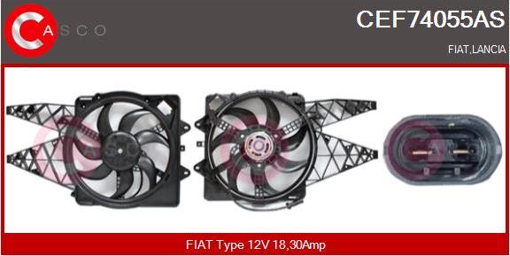 Casco CEF74055AS - Elettromotore, Ventola radiatore autozon.pro