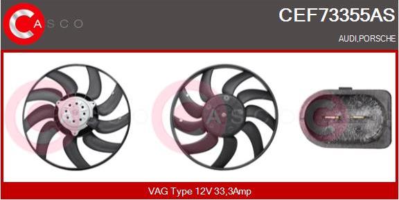 Casco CEF73355AS - Ventola, Raffreddamento motore autozon.pro