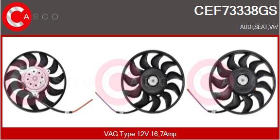 Casco CEF73338GS - Ventola, Raffreddamento motore autozon.pro