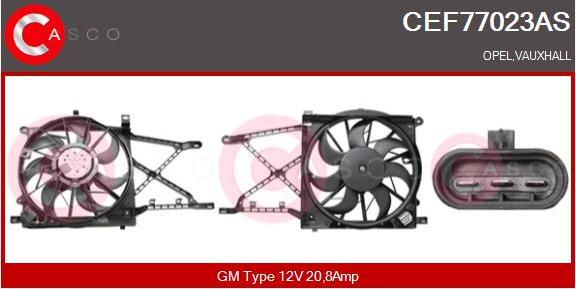 Casco CEF77023AS - Elettromotore, Ventola radiatore autozon.pro