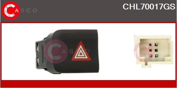 Casco CHL70017GS - Interruttore, Lampeggiatore d'emergenza autozon.pro