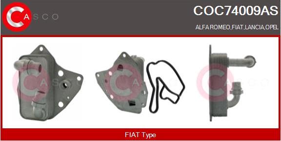 Casco COC74009AS - Radiatore olio, Olio motore autozon.pro