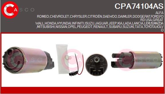 Casco CPA74104AS - Pompa carburante autozon.pro